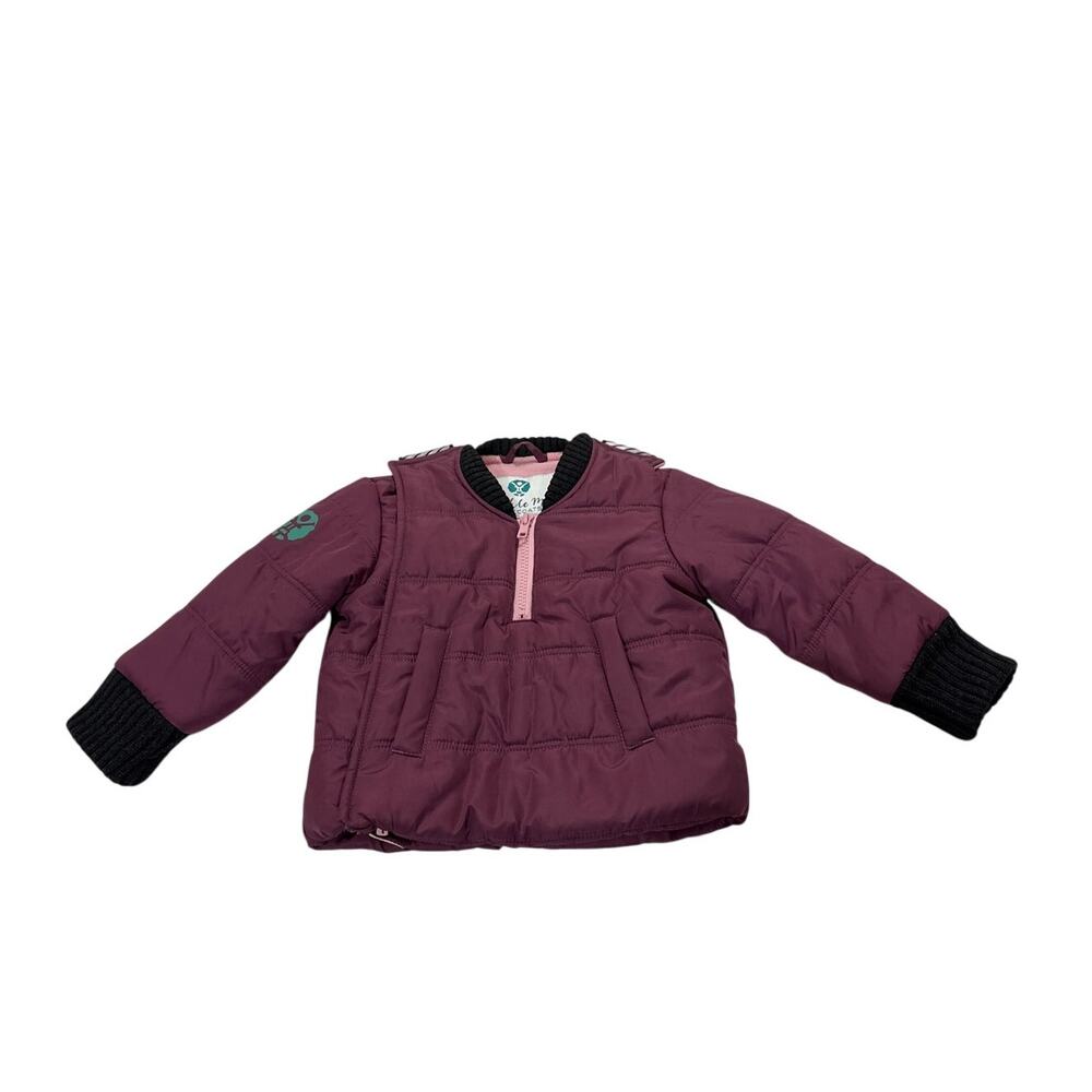 Buckle Me Baby Coat 12 Months Pink Toasty Car Seat Safety Winter Jacket Outdoor